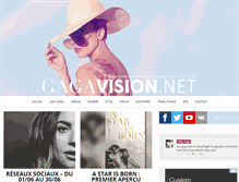 Tablet Screenshot of gagavision.net